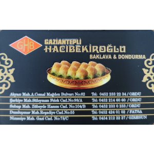 Gaziantepli Hacıbekiroğlu Baklava Ordu | 0452 214 60 60